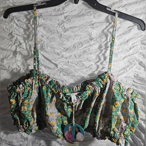 RHODE Multicolor Floral Print Top